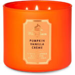 White Barn Pumpkin Vanilla Creme Candle 3 Wick Bath and Body Fall Candle