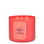 Bath & Body Works Iced Dragonfruit Tea Scented Candle 411 G white barn