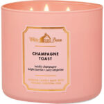 Bath & Body Works CHAMPAGNE TOAST 3-Wick Candle White Barn 14.5 Oz Large