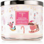Bath & Body Works Twisted Peppermint Scented Candle with Essential Oils 411 G