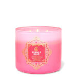 Bath & Body Works Bubbly Rosé Scented Candle with Essential Oils 411 G