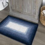 Better Homes & Gardens Ombre Cotton Bath Rug, Blue Admiral, 20" x 30"