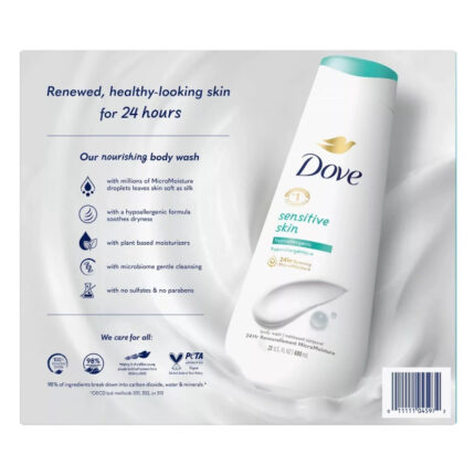 Dove Nourishing Body Wash Sensitive Skin 3 Pack