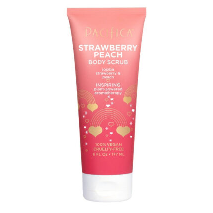Pacifica Body Scrub - Strawberry Peach -- 6 fl oz
