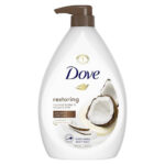 Dove Restoring Liquid Body Wash with Pump Coconut & Cocoa Butter 34 fl Oz