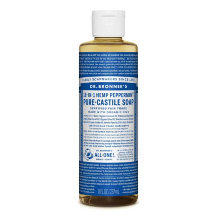 Dr. Bronner's - Pure-Castile Liquid Soap (Peppermint, 8 Ounce)
