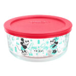Disney Christmas Pyrex 8 Pieces Glass Food Storage - Image 5