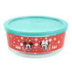 Disney Christmas Pyrex 8 Pieces Glass Food Storage - Image 8