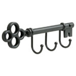 Threshold 085-03-2952 Vintage Style 3 Hook Key Rail Soft Iron Finish
