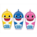 Baby Shark Berry Scented 3-in-1 Body Wash, Shampoo, & Conditioner 14 OZ PINK