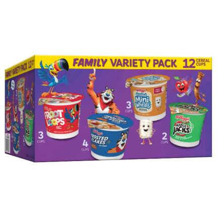 Kellogg's Cereal Cups, Family Variety Pack
