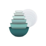 Gourmet Kitchen 12 Piece Mixing Bowl Set, Blue