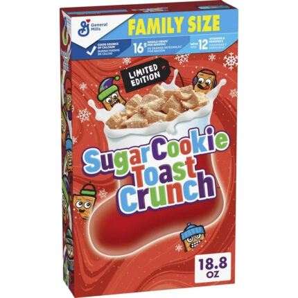 Sugar Cookie Toast Crunch Breakfast Cereal, Limited Edition, Family Size